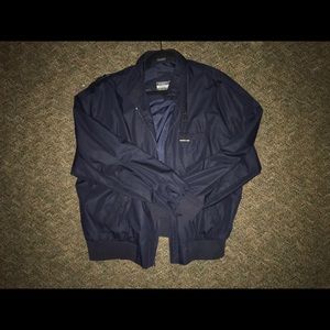 Vintage Members Only Iconic Racer Navy Blue Jacket